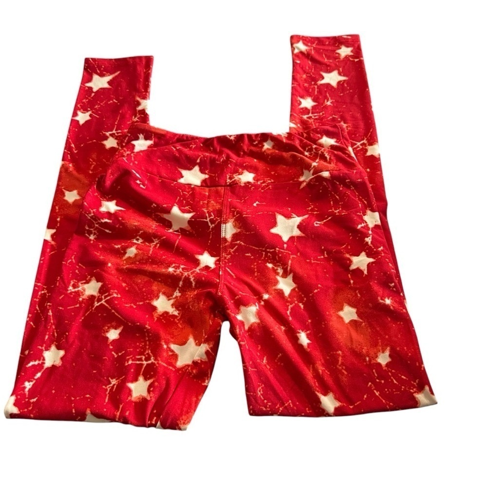 Lularoe womens OS (2-12) Patriotic USA Leggings New no tags